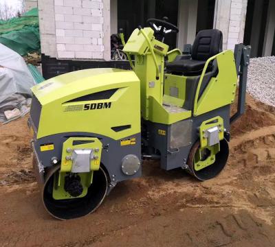 奔馬小型壓路機(jī)土方壓實(shí)、溝槽回填施工案例